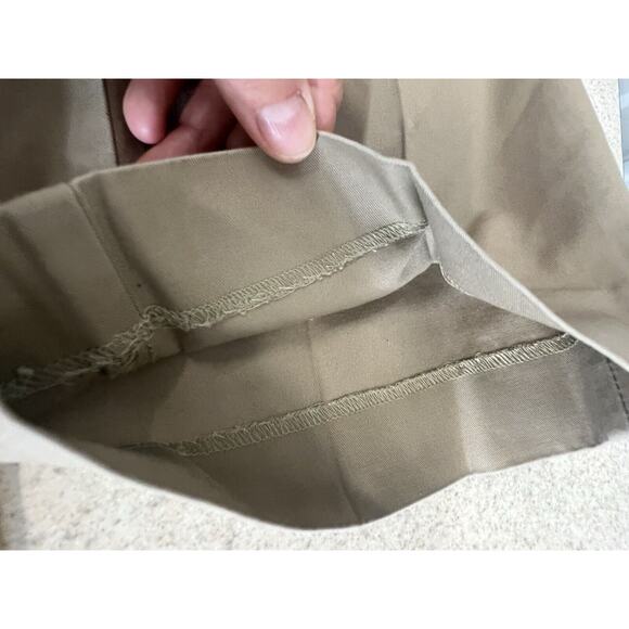 Banana Republic Chinos Mens 35x29.5 Slim Fit Straight Flat Front Khaki Pants - Picture 6 of 10